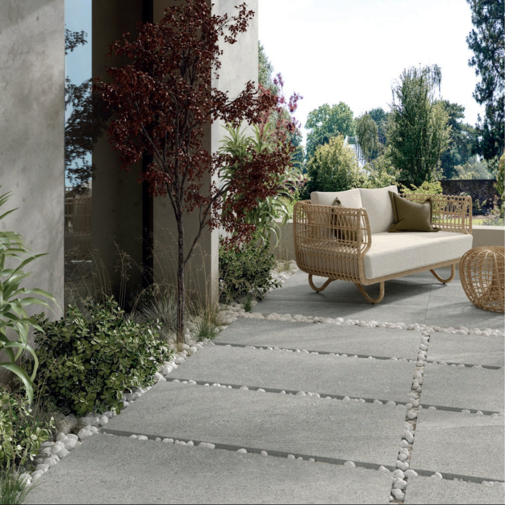MGM Limestone Silver Outdoor Tiles