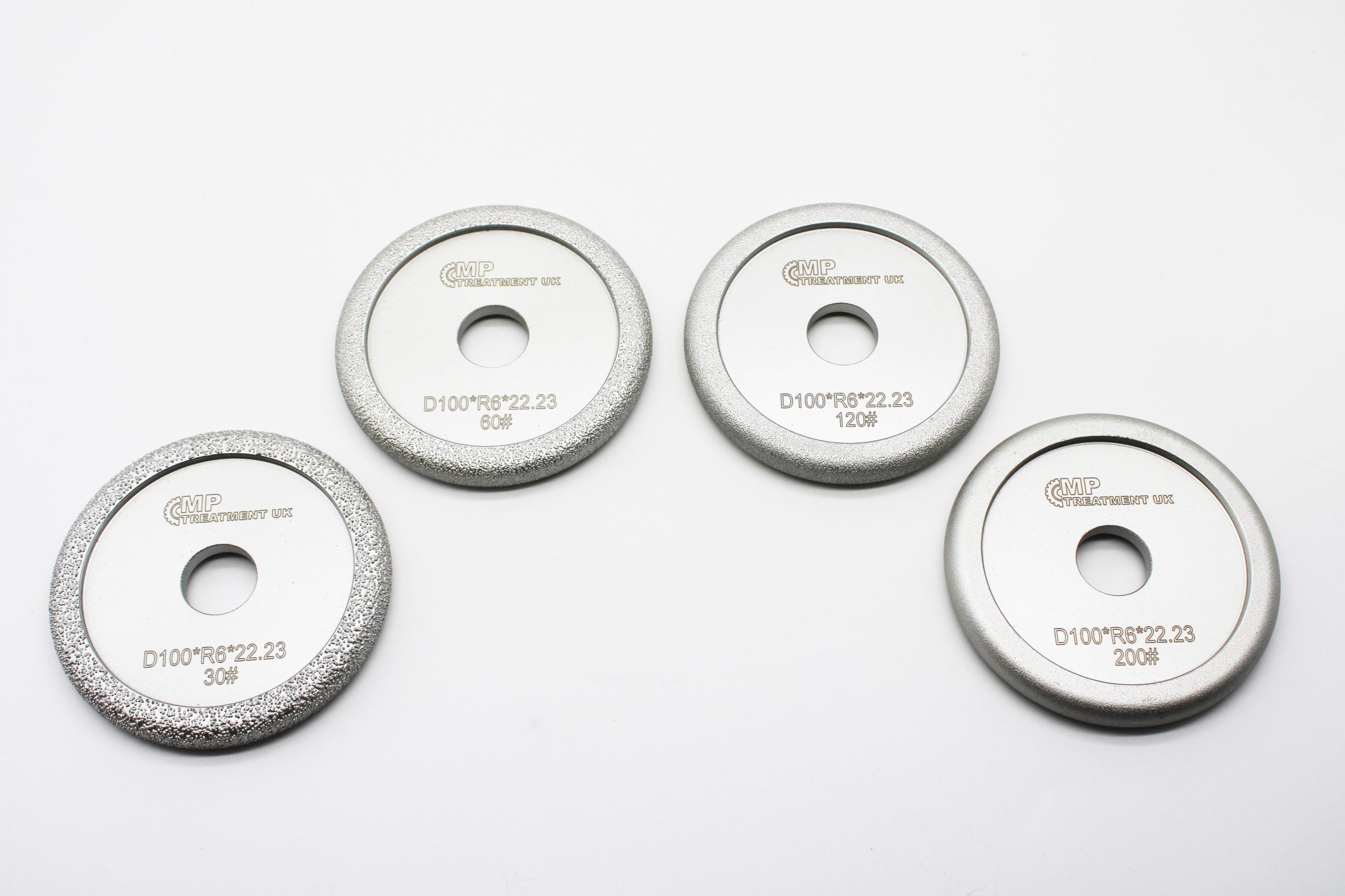 100mm Vacuum Brazed Flute Drainer Groove Wheels