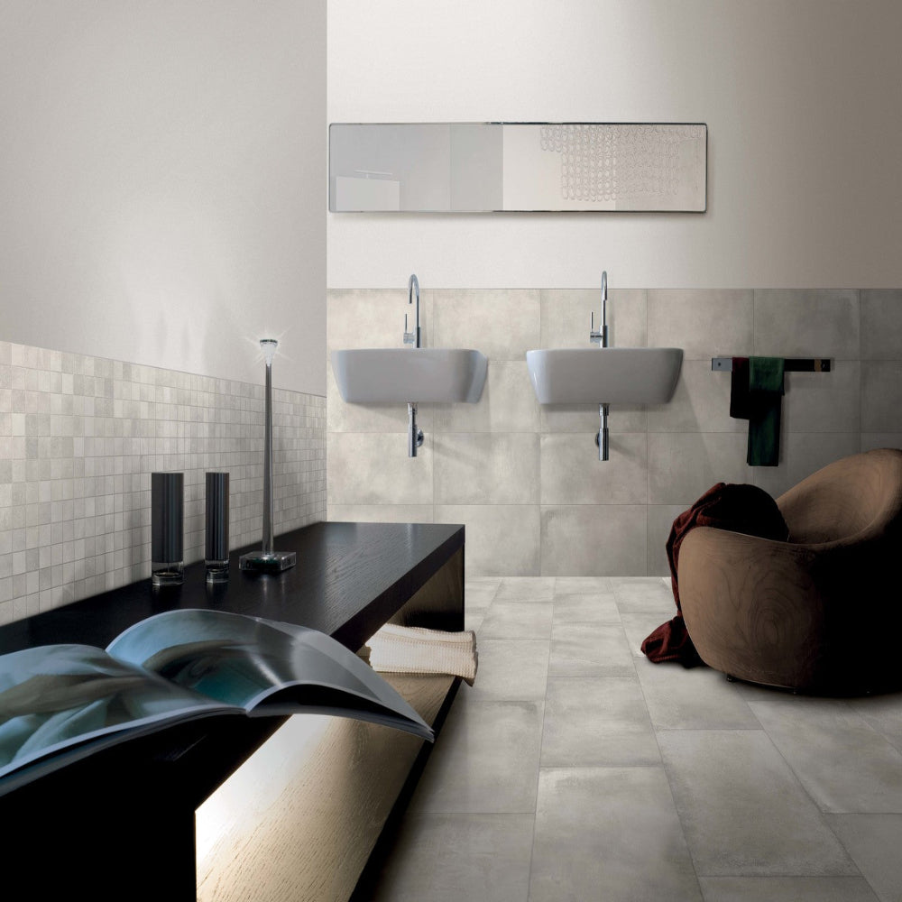 Basic D Grey Indoor Porcelain Tiles
