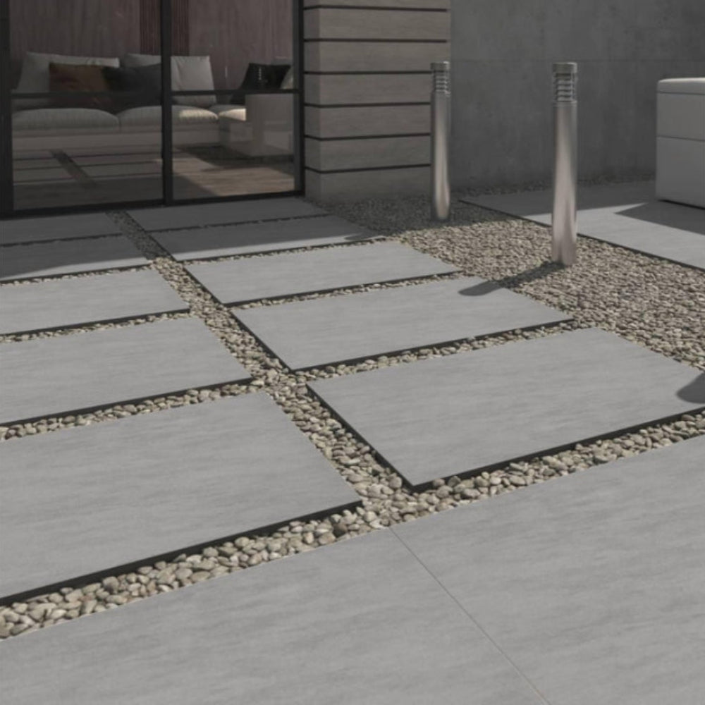 Quartz Grey Outdoor Tiles