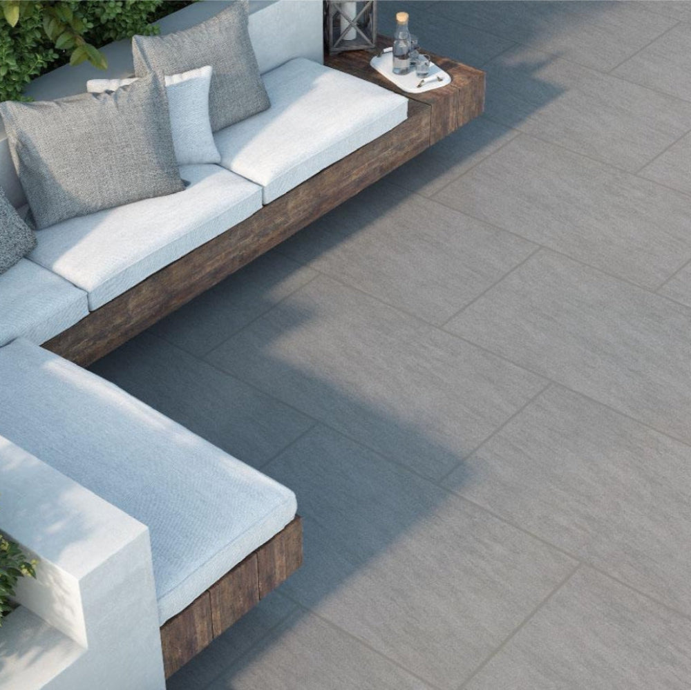 Quartz Grey Outdoor Tiles