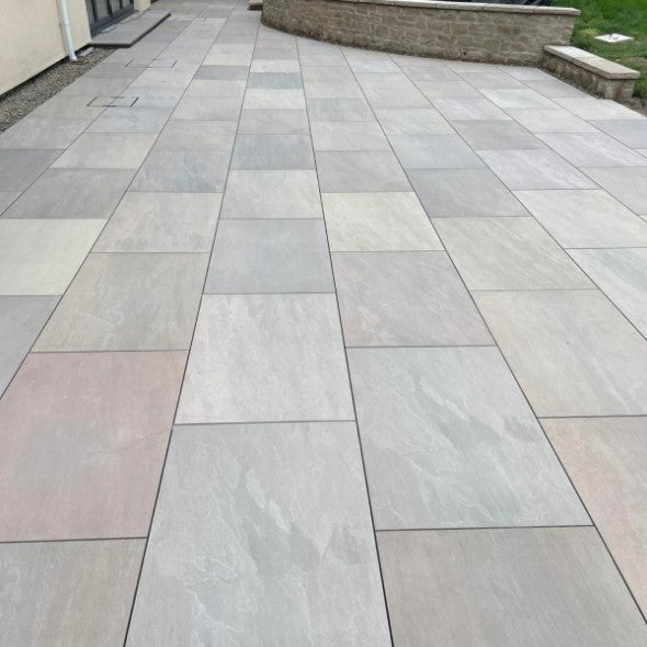 Raj Green Porcelain Outdoor Tiles