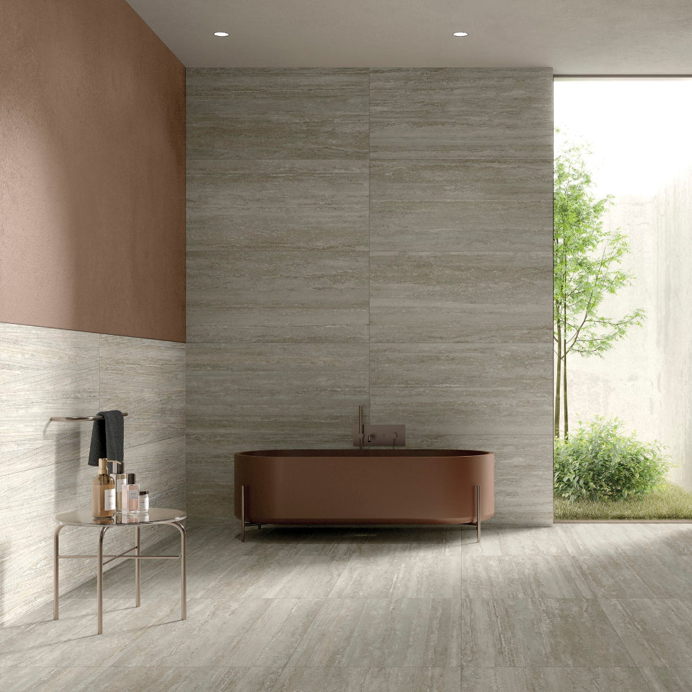 MGM Travertino Vein Cut Grigio Indoor Tiles