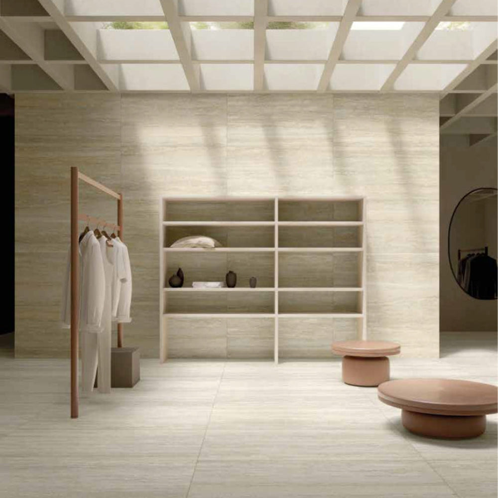 MGM Travertino Vein Cut Nocciola Indoor Tiles
