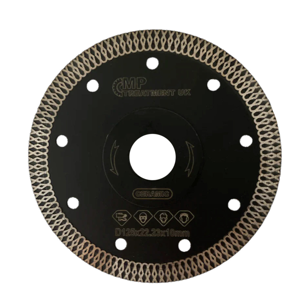 Continuous Rim Wet Cutting Grinder Blade For Tile, Ceramic, Porcelain , Dekton & Ultra Compact Surfaces