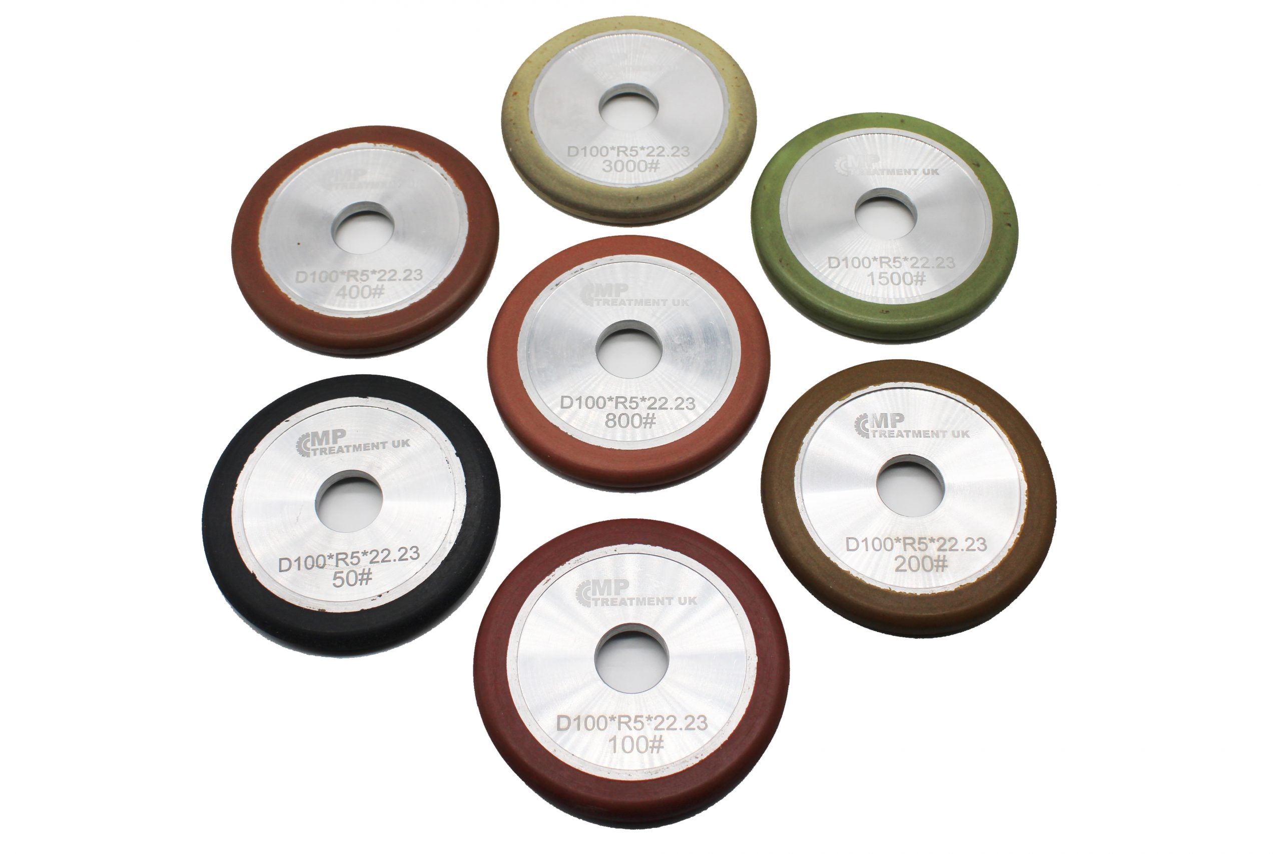 Drainer Groove Polishing Flute Wheels Diamond Resin