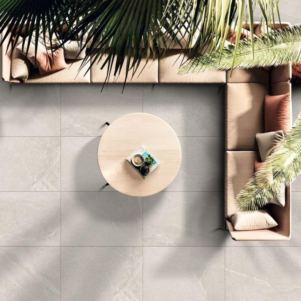 Bodo White Porcelain Outdoor Tile