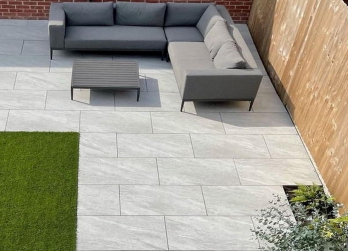 County Light Grey Porcelain Outdoor Tile