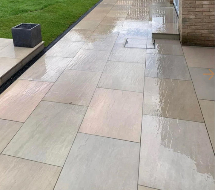 Raj Green Porcelain Outdoor Tile